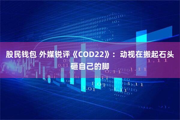 股民钱包 外媒锐评《COD22》：动视在搬起石头砸自己的脚