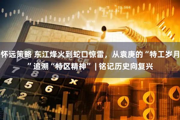 怀远策略 东江烽火到蛇口惊雷，从袁庚的“特工岁月”追溯“特区精神” | 铭记历史向复兴